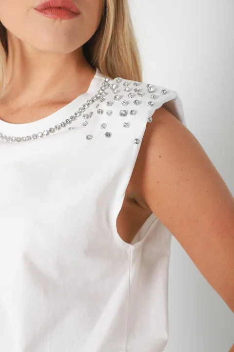 Musculosa SHARON c/piedras GU731