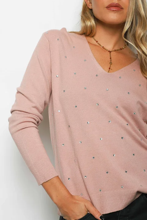 Sweater SENA Bremer c/ Strass GU615
