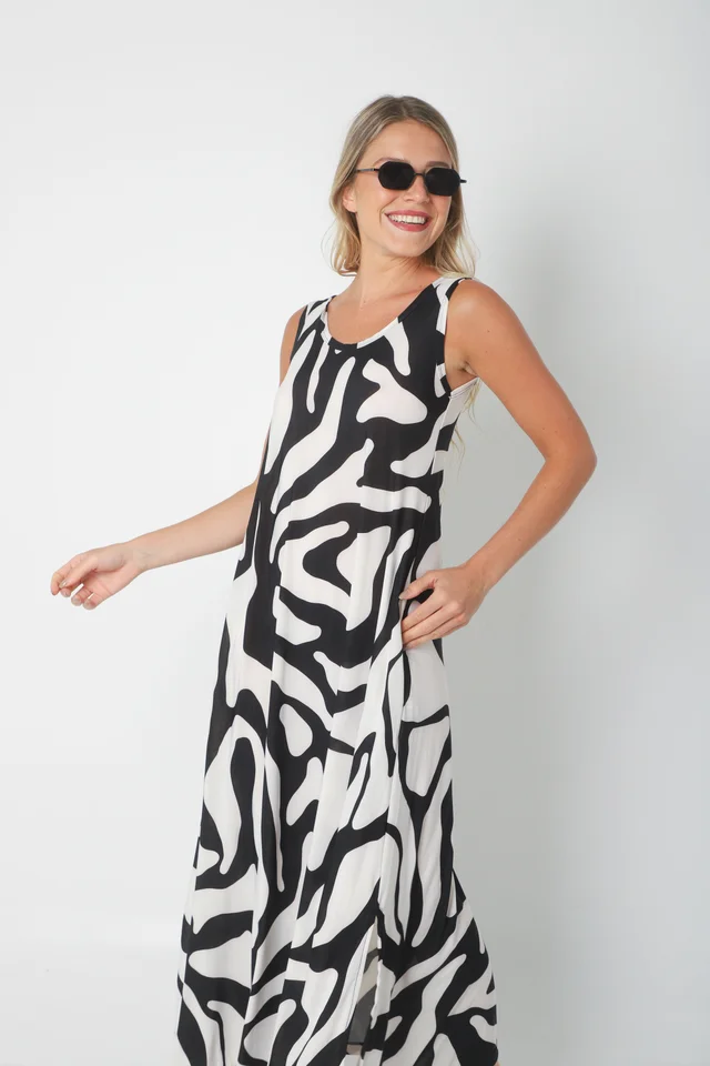 Vestido Joy Sunset con Bolsillos