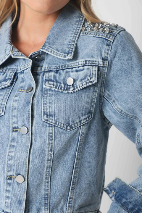 Campera JEAN VERSALLES C/ Piedras C12_1