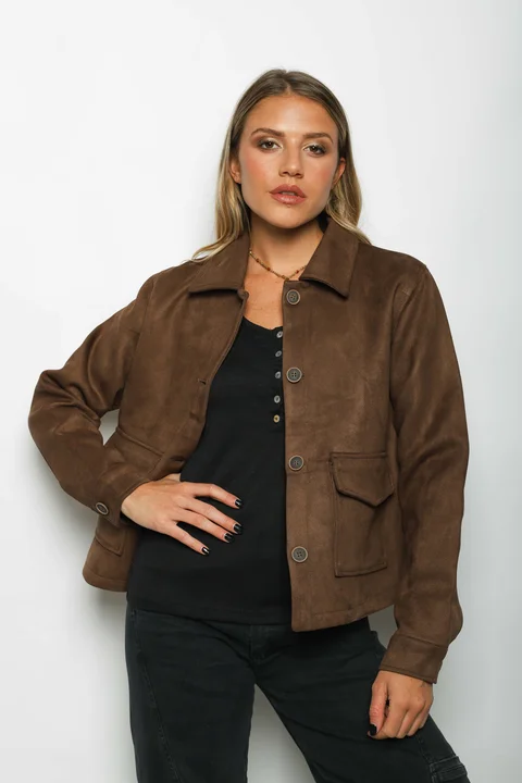 Chaqueta PIEGARI Gamuza Forrada GU571