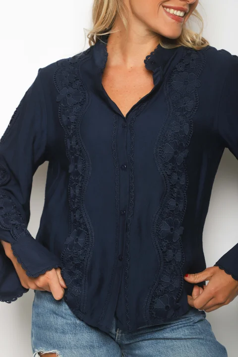 Camisa DOMENICA Bordada GUP33014