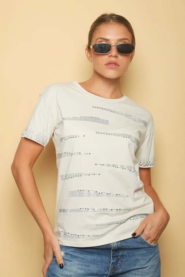 Remera SIDNEY c/strass GV919307