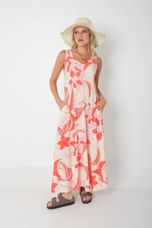 Vestido Joy Paradise con Bolsillos