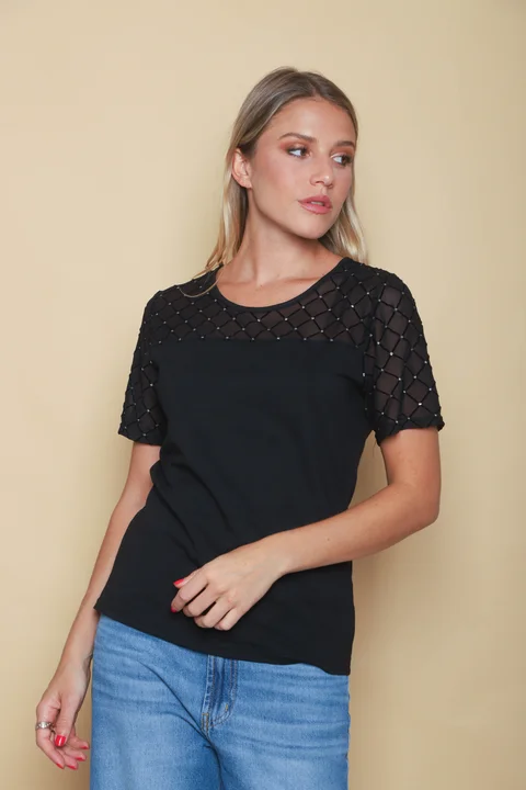 Remera IVORY c/tull GUK4014