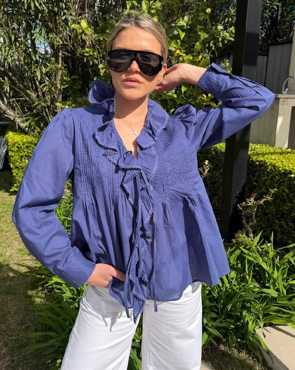 Camisa CARLY Con Volado GU70257