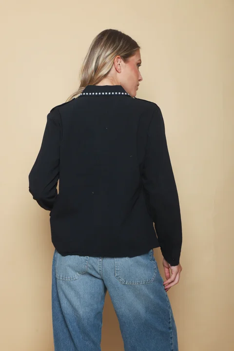 Camisaco  Gabardina  con Tachas GUK2160