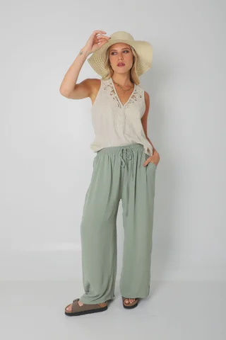 Pantalón OCEAN de CEY con Tiras y Bolsillos GU0331 - Vista 1