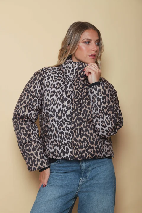 Campera Puffer Print GU78303