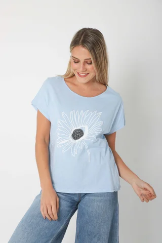 Blusa Suasi Lino c/ Piedras GU70104 - Vista 5