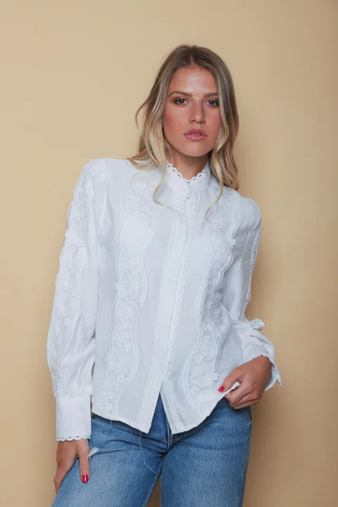 Camisa DOMENICA Bordada GUP33014