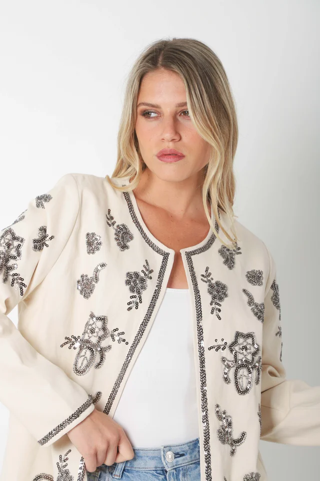 Chaqueta LOREIN Gabardina Bordada GU6004