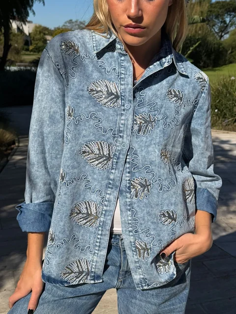 Camisa VINAH Jean Bordada GU278769