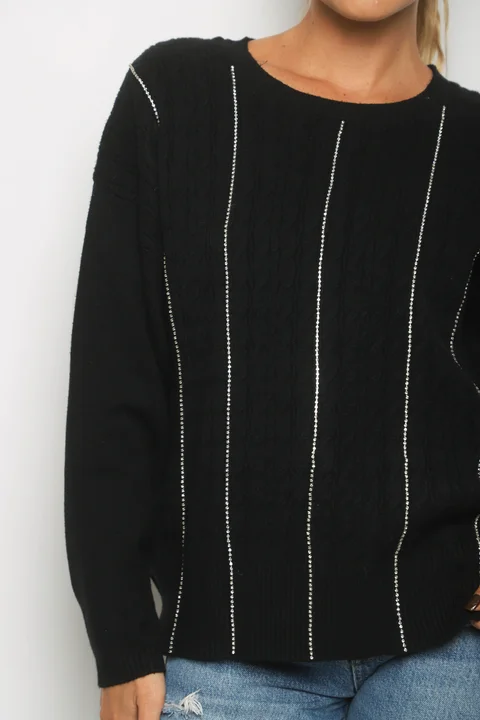 Sweater DANERI c/strass GUL850