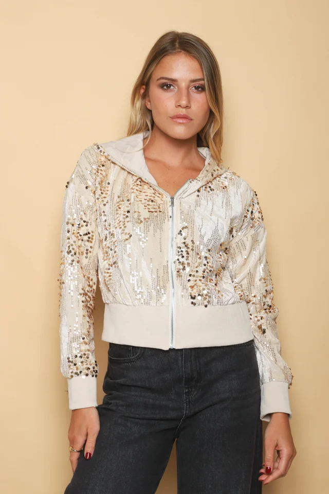 Camperita Lluvia Lentejuelas C/ Capucha GU70085