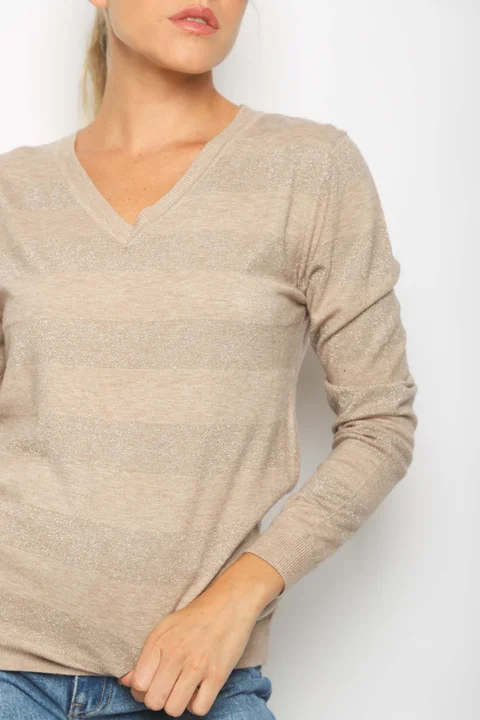 Sweater REGINA Bremer Lurex GUL629