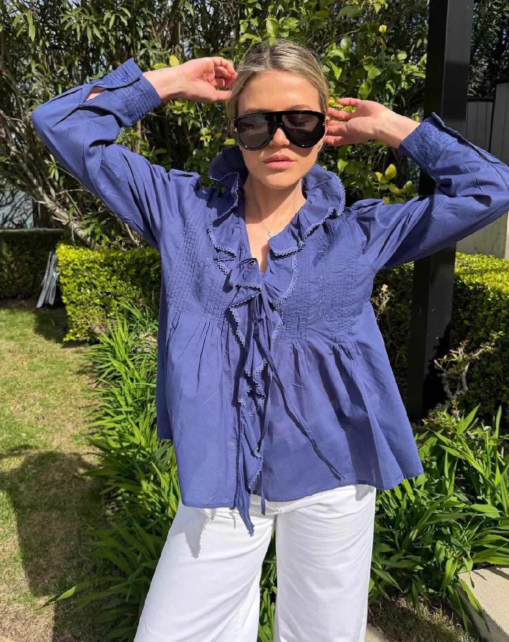 Camisa CARLY Con Volado GU70257
