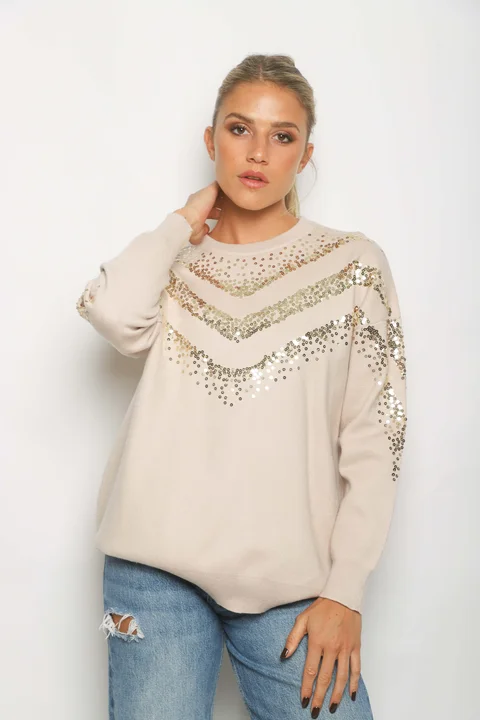 Sweater ANBAR c/ Brillos GU67701