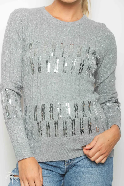 Sweater DINORA Lurex c/ Lentejuelas GU828
