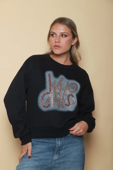 Buzo WHO CARES Gamuzado GUK70076