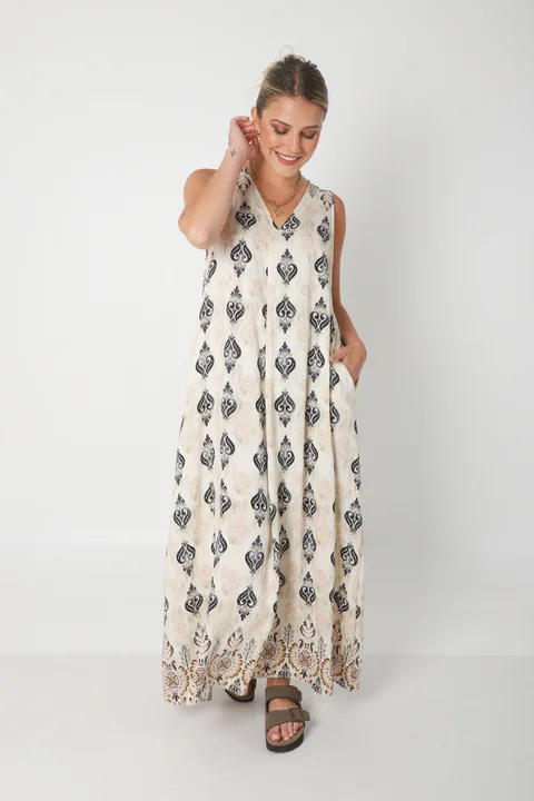 Vestido Mandarin Oriental c/ Bolsillos GU252