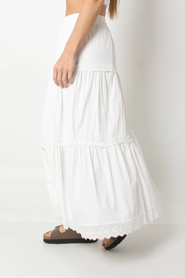 Pollera VISCAYA Paisana Con Puntilla GUN62284