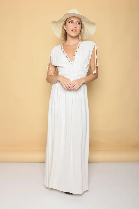 Vestido TAILAND lino GU0553