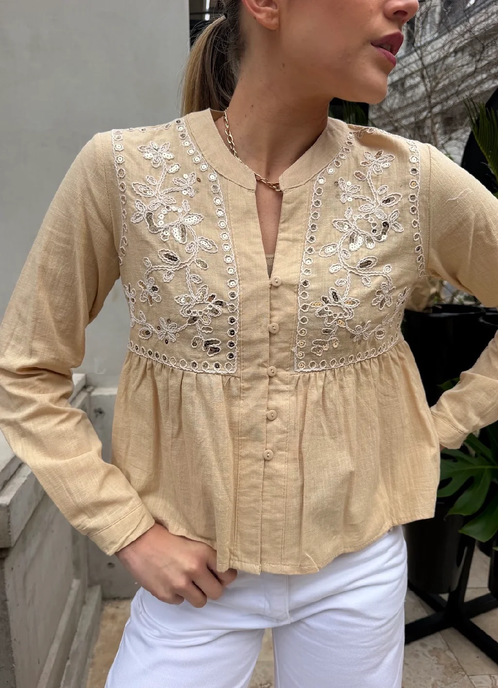 Blusa DASH Bordada GU70253