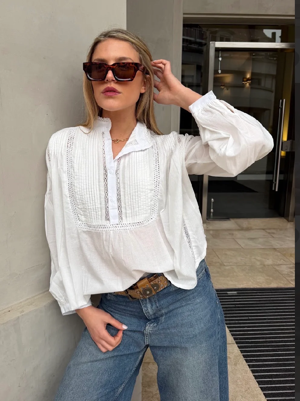 Camisola  MURAY Tablitas y Guipiur GU70233