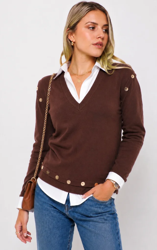 Sweater BURI Bremer Con Botones GU825