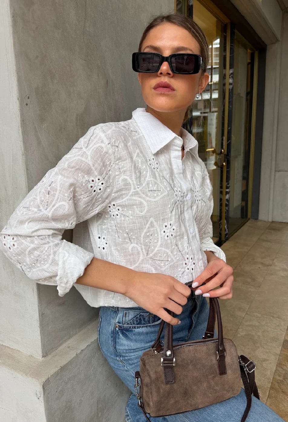 Camisa WANER Lino Bordada GU70237