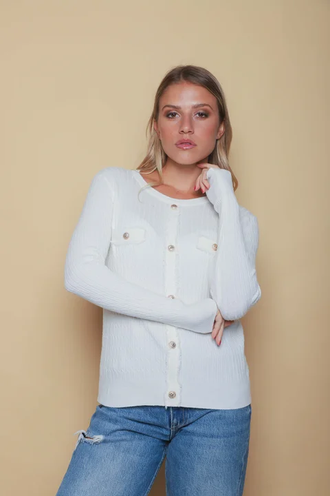 Sweater Saco MONTECARLO Bremer con Botones GU37123