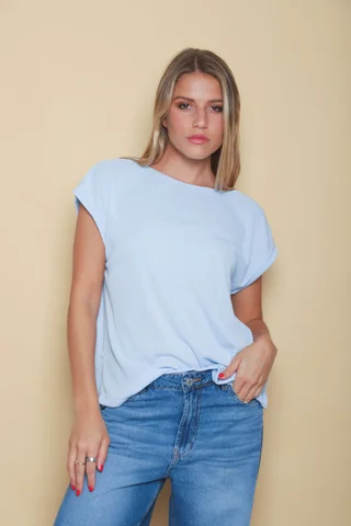 Remera Dana Hilo Flame con Lurex - Vista 1