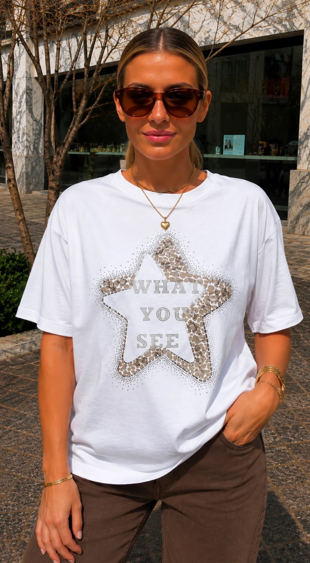 Remeron Estrella con Strass WHAT YOU SEE GU1004