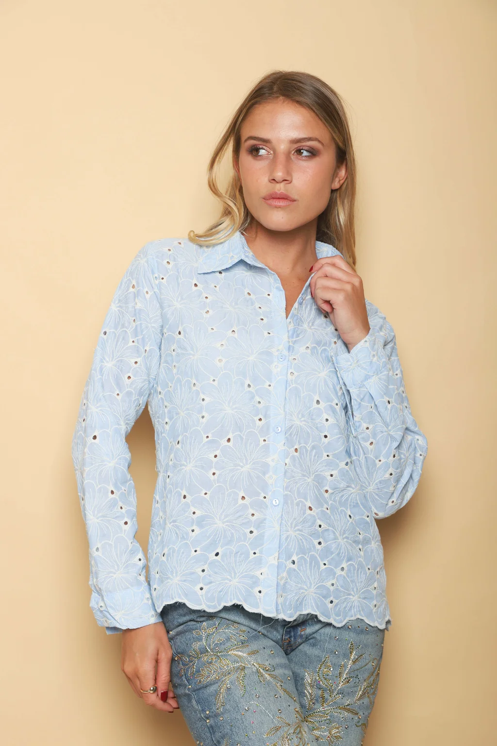 Camisa BALLYS Bordada GU70011
