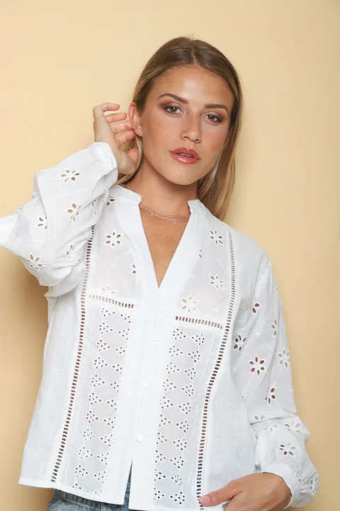 Camisa DARCIL Broderie GU70199