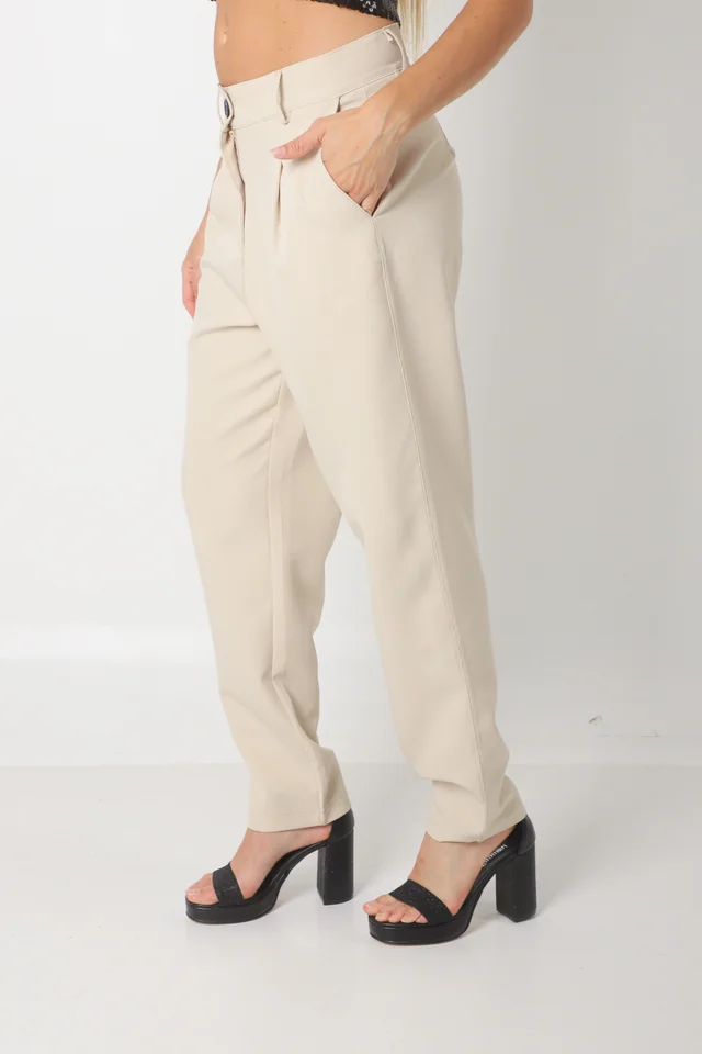 Pantalon Leslie Creppe Sastrero Chupin