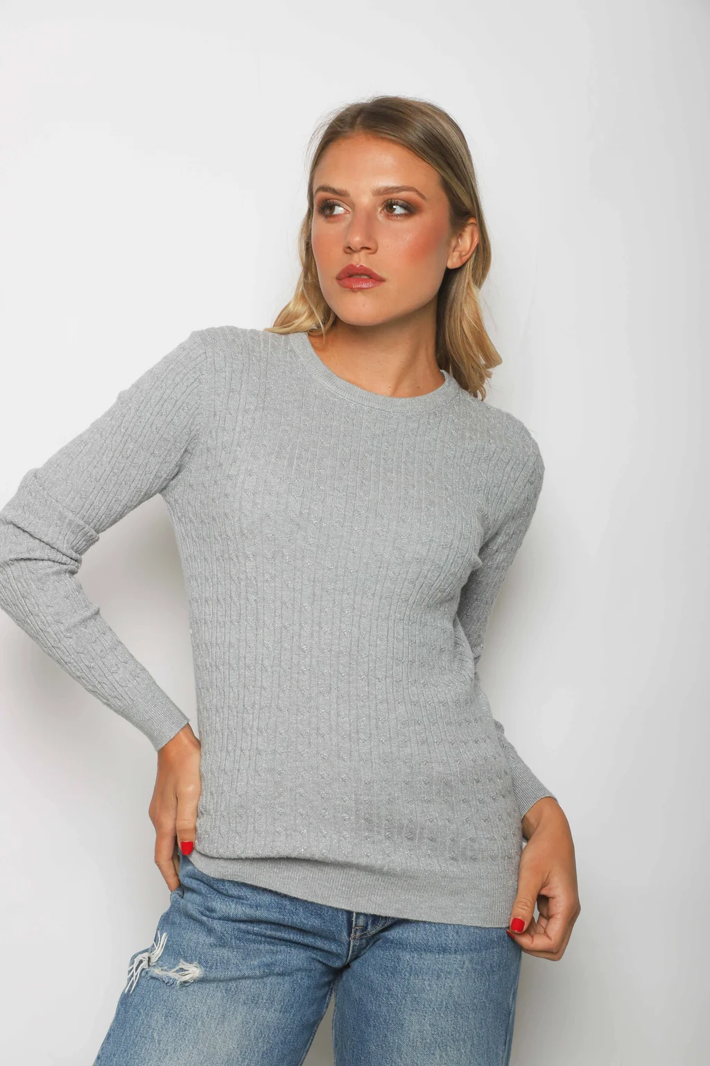 Sweater KALU Trenzado Lurex GUL656