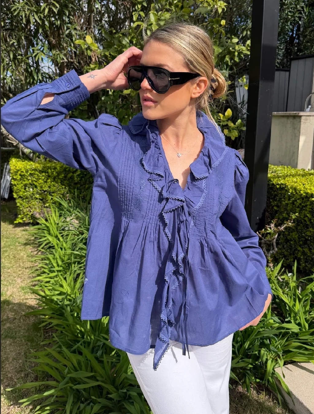 Camisa CARLY Con Volado GU70257