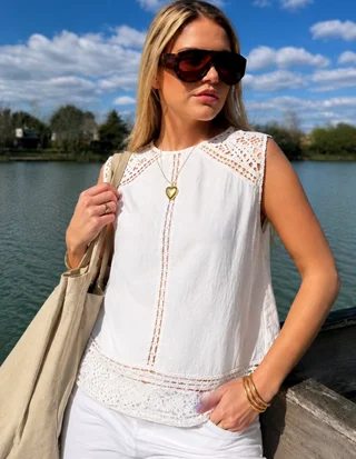 Musculosa Crochet GUK70119 - Vista 2