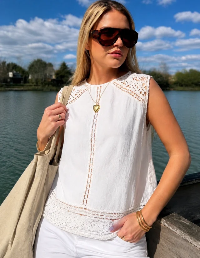 Musculosa Crochet GUK70119