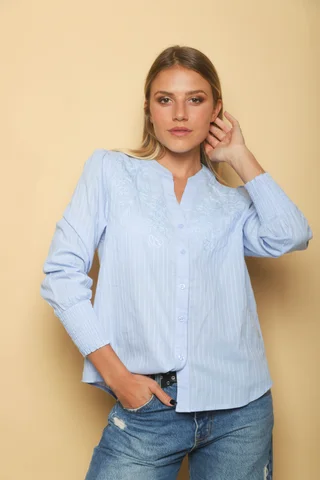 Camisa TOLEDO BORDADA GU61 - Vista 2