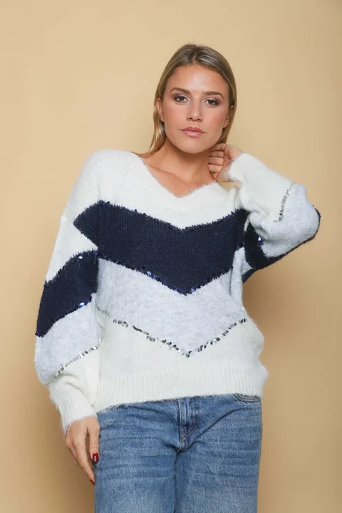 Sweater DARLING Bordado Tricolor GU250642