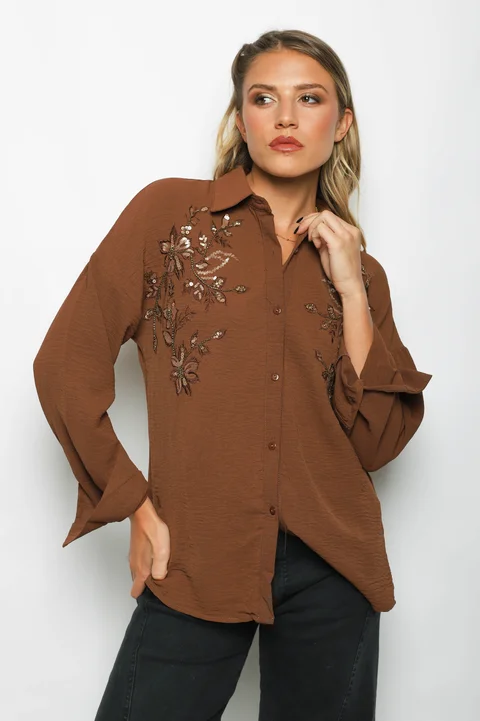 Camisa DAMARIS Bordada GU70264