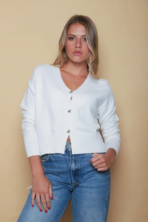 Saco Bremer MAVERICK con Botones Corazon Strass GUL621