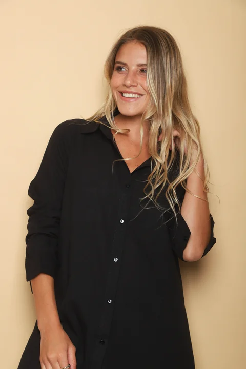 Camisa Larga Blady Lino GUK70094