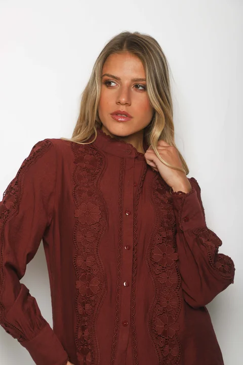 Camisa DOMENICA Bordada GUP33014