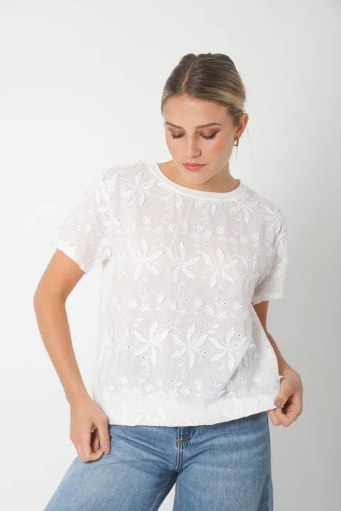 Remera SHANGAI Bordada GU5161