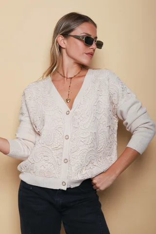 Saco LARROUS Bordado c/ Botones con Brillos GUL827 - Vista 1