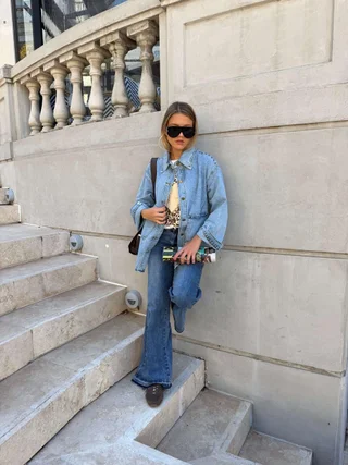 Camisaco TENCEL Oversize Jean GU01801 - Vista 4